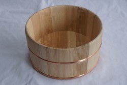 徳島県産スギ使用「小口薄型湯桶」の特産品画像