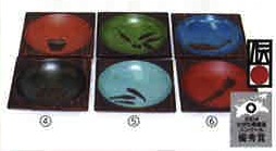 香川漆器「さぬきの角丸ボウル」の特産品画像