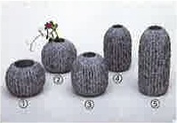 庵治石「SABO花器」セットの特産品画像