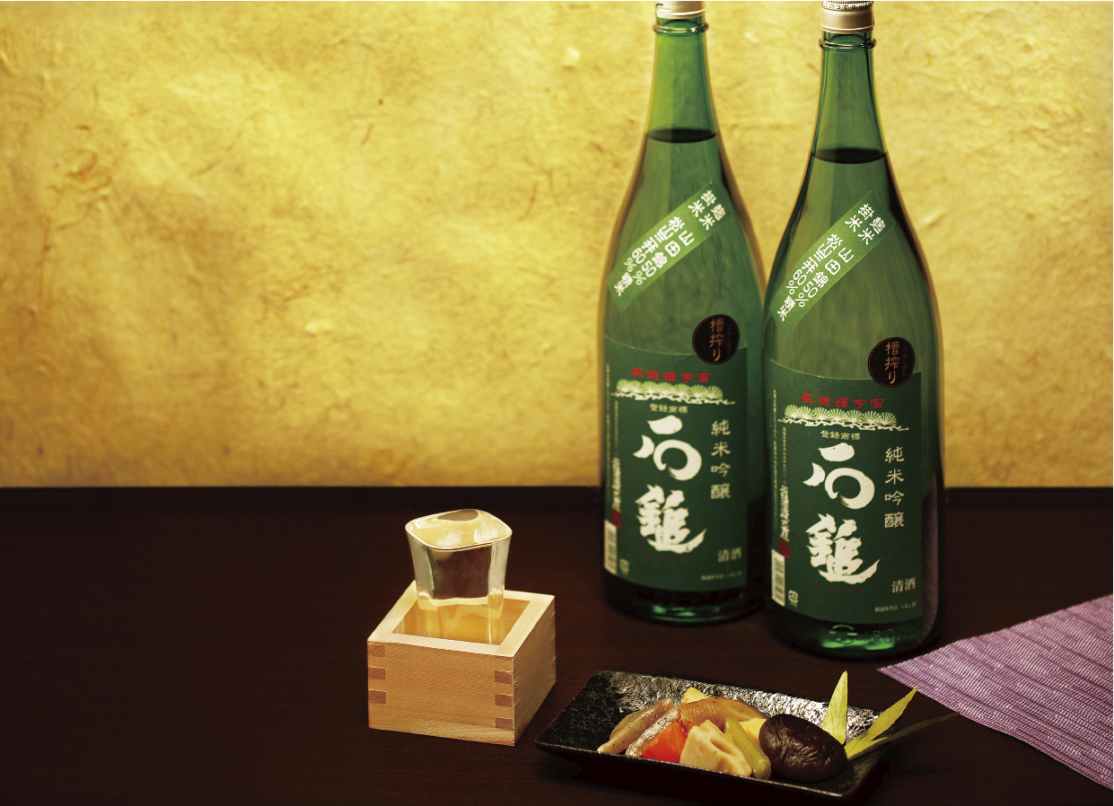 石鎚 純米吟醸 緑ラベル 1800mlの特産品画像