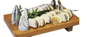 カマスの姿寿司の特産品画像