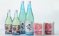 濁酒「布姫の雫」・「天空の郷」とブランド米のセットの特産品画像