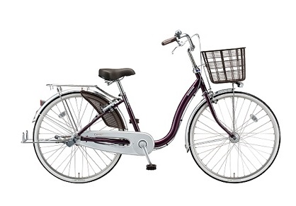 ブリヂストンサイクル自転車　カルクデラックス　24ｲﾝﾁ　ﾍﾞﾘｰﾊﾟｰﾌﾟﾙの特産品画像