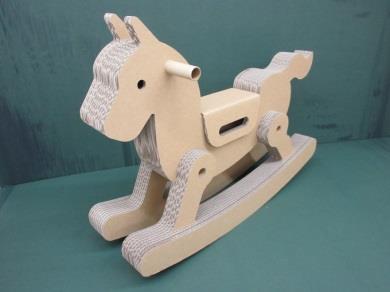段ボール製木馬「のってみテン」（大）の特産品画像