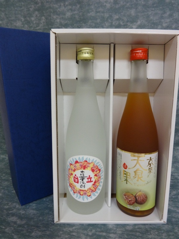 福岡県産　芋焼酎＆いちじく梅酒の特産品画像