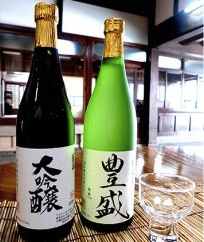 「豊盛」大吟醸・純米酒 オリジナルグラスセット（豊村酒造）の特産品画像