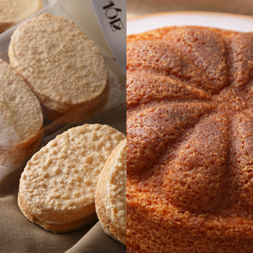 高級フランス菓子16区の傑作「ダックワーズ＆オレンジケーキ」セットの特産品画像