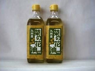 菜の花油一番搾り・サラダ油(各1本)の特産品画像