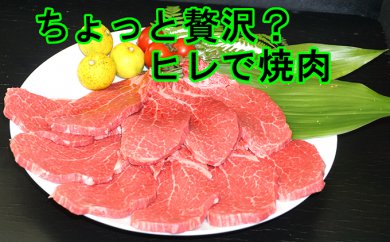 ★超目玉セットB★九州産黒毛和牛ヒレ焼肉用600gの特産品画像