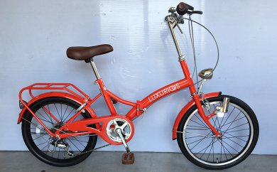 ラグジュリアス206折りたたみ自転車（赤）の特産品画像