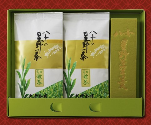 【店主厳選・八女茶】「高級煎茶、星野茶羊羹」詰め合わせ【ギフト対応】の特産品画像