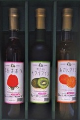 立花ワインセット(あまおう・キウイ・みかん)の特産品画像