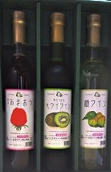 立花ワインセット(あまおう・キウイ・梅)の特産品画像