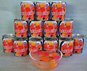 おやつフルーツの缶詰セットの特産品画像