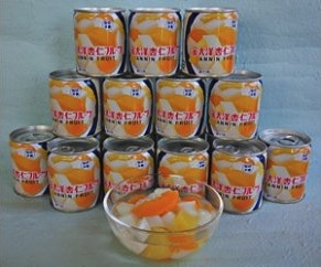 杏仁フルーツ缶詰セットの特産品画像