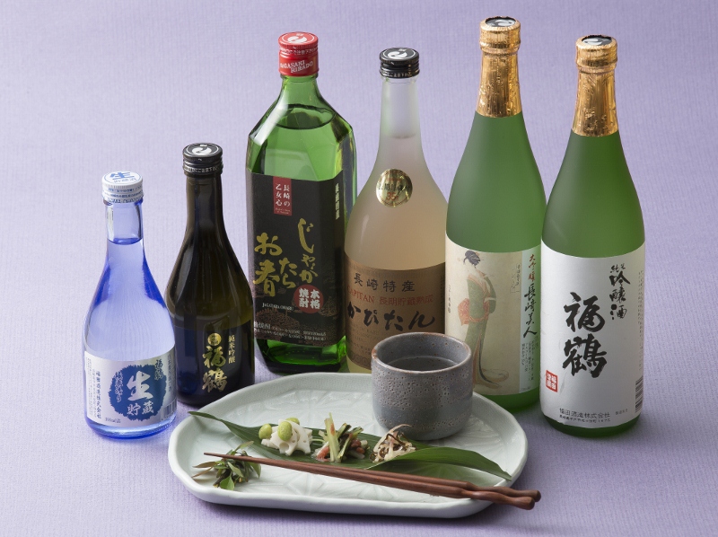 長﨑美人大吟醸と福鶴純米吟醸の特産品画像