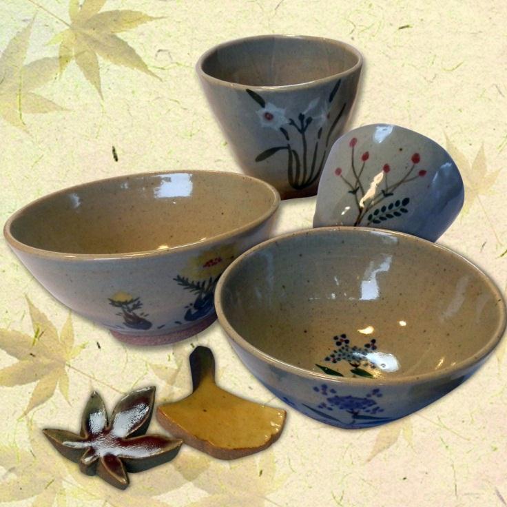 耶馬溪焼き夫婦茶碗セットの特産品画像