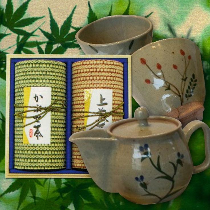 耶馬溪焼き・お茶セットの特産品画像