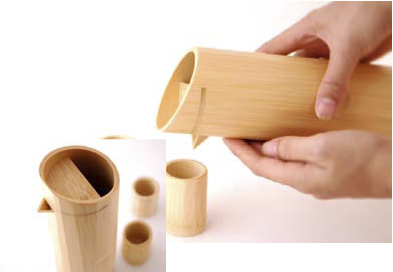 竹酒器セットの特産品画像