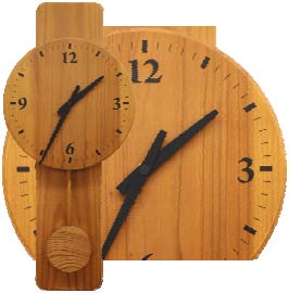 木の時計の特産品画像