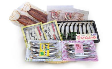 山田水産こだわりの「旨干しししゃも」と「鰻蒲焼」詰め合わせセットの特産品画像