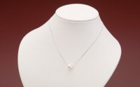 真珠品評会入賞常連のオーハタパールが作る海の宝石 アコヤ真珠プチネックレス（K18WG）の特産品画像