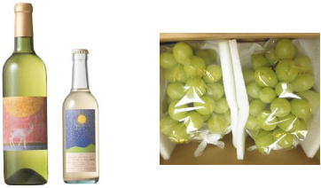 安心院ワイン（白・デラウエア）＆ぶどう23の特産品画像